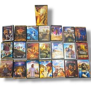 SUPERBOOK DVD (LOT OF 22) CBN Christian Broadcasting Network Cartoon children